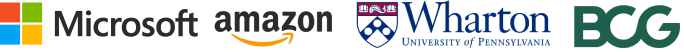 Microsoft, Amazon, Wharton and BCG
